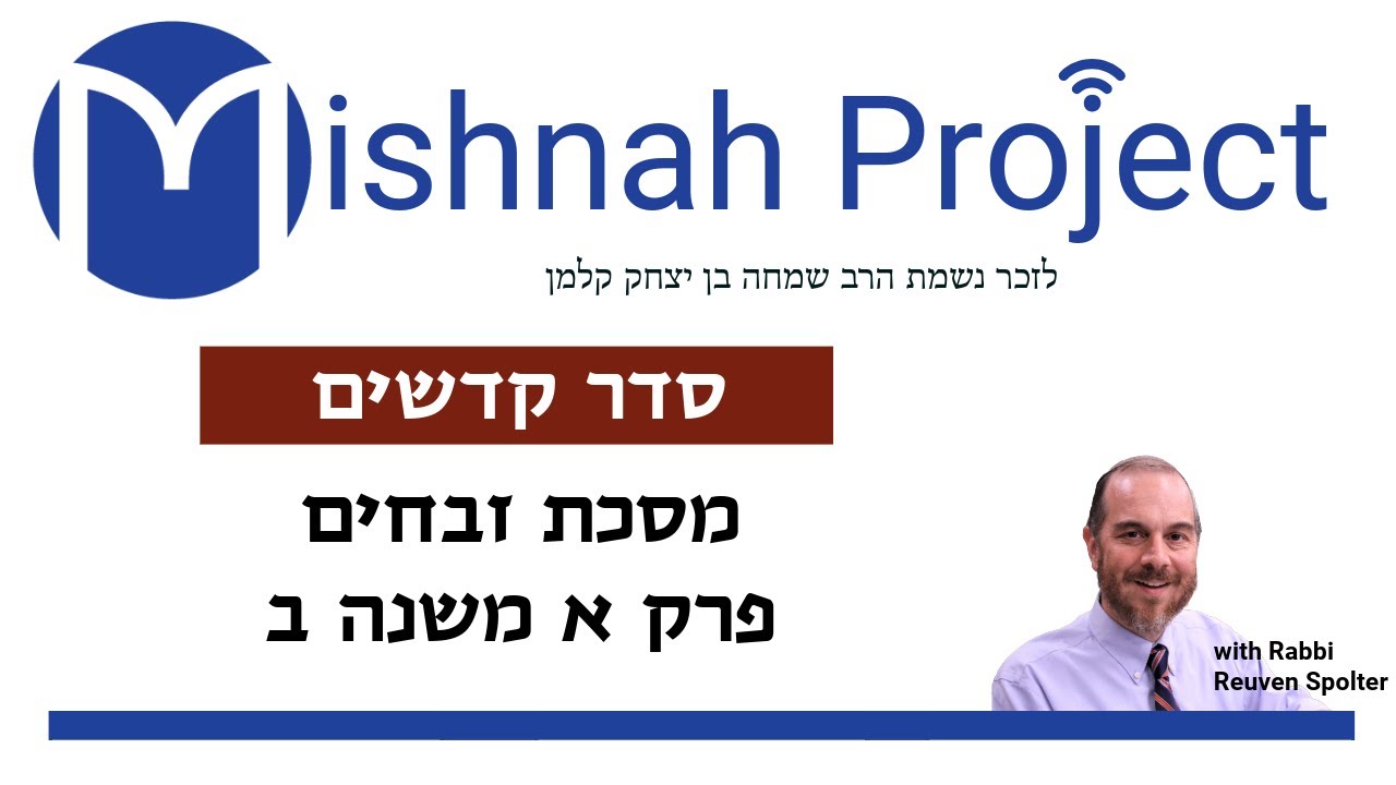 Embedded thumbnail for Zevachim Chapter 1 Mishnah 2